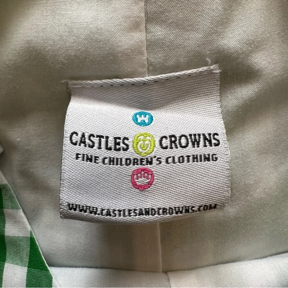Castles & Crowns Smocked Jon Jon Longall Romper Airplanes Plane Green 2T